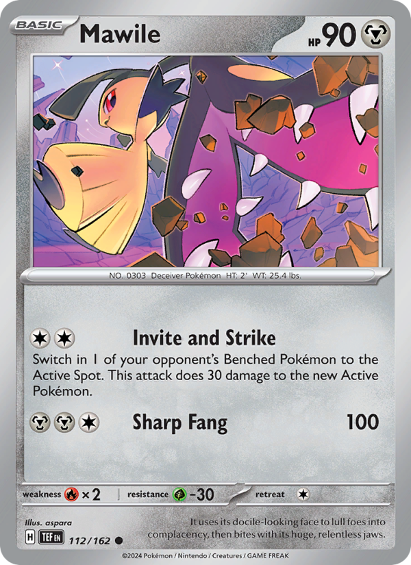 TEF Temporal Forces 112/218 Mawile (Common - reverse)
