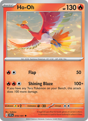 SSP Surging Sparks 019/252 Ho-Oh (Uncommon - reverse)