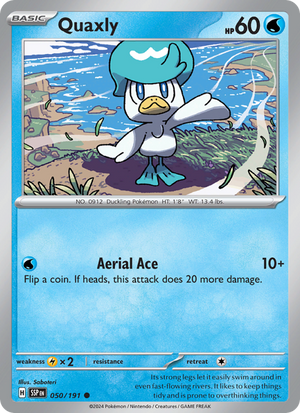 SSP Surging Sparks 050/252 Quaxly (Common - normal)