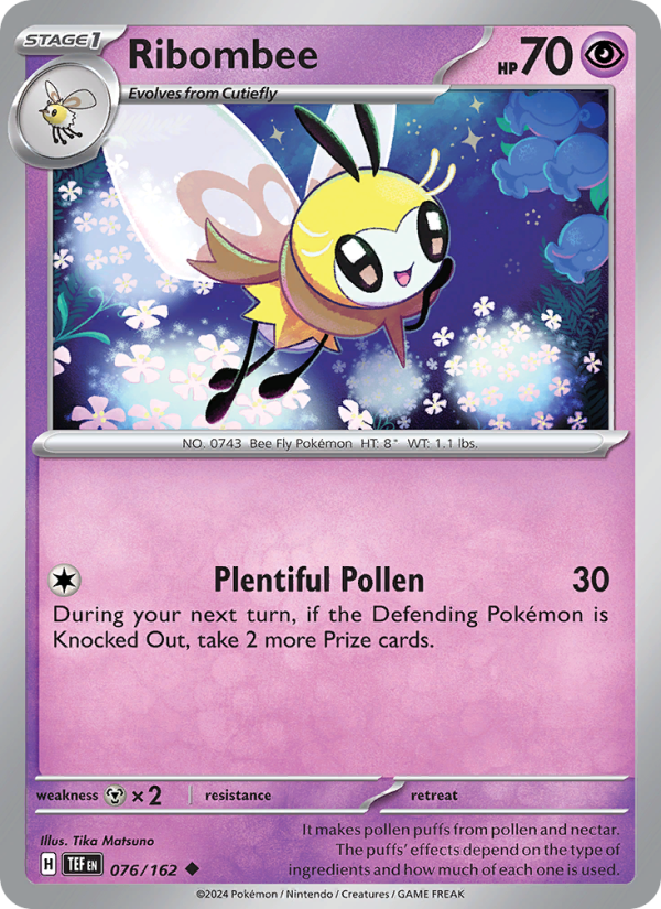 TEF Temporal Forces 076/218 Ribombee (Uncommon - normal)