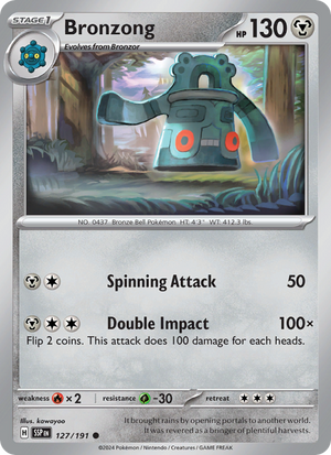 SSP Surging Sparks 127/252 Bronzong (Common - normal)
