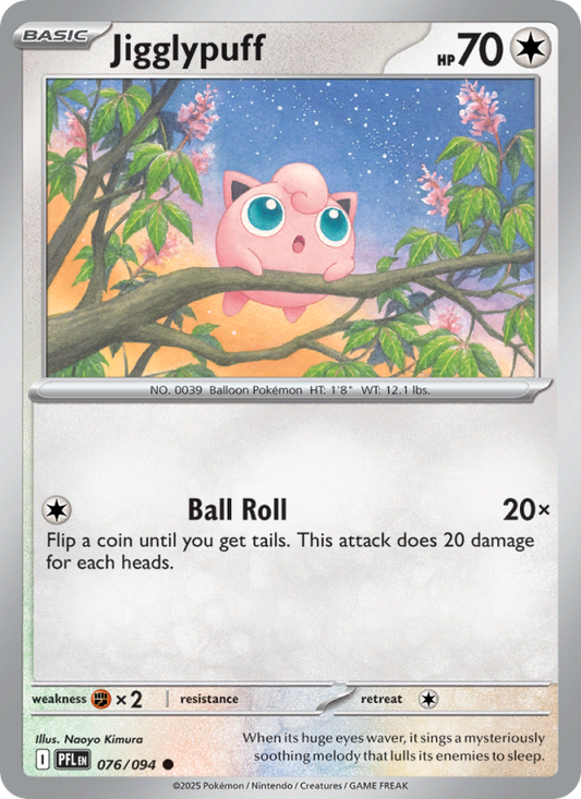 PFL Phantasmal Flames 076/130 Jigglypuff (Common - reverse)
