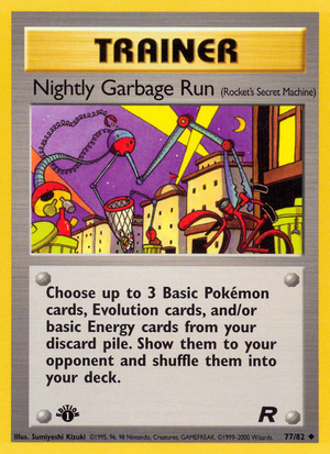RO Team Rocket 77/83 Nightly Garbage Run (Uncommon - normal-1st-edition)
