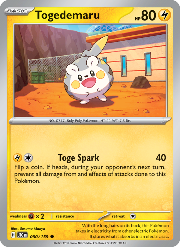 JTG Journey Together 050/190 Togedemaru (Common - reverse)
