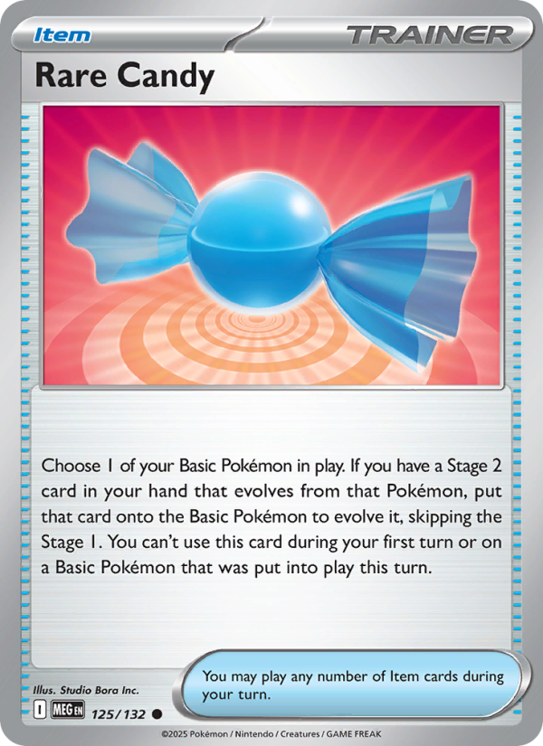 MEG Mega Evolution 125/188 Rare Candy (Common - holo)