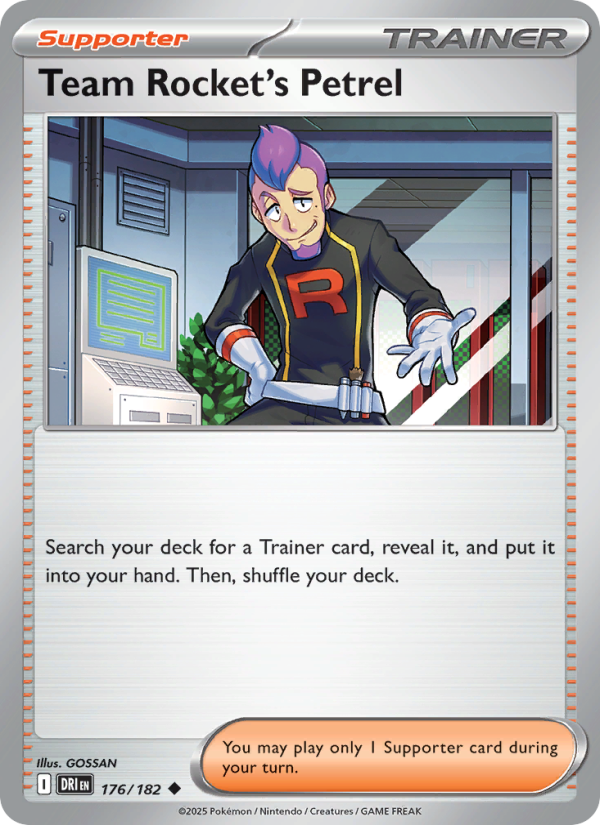 DRI Destined Rivals 176/244 Team Rocket's Petrel (Uncommon - normal)