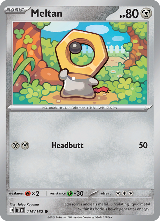TEF Temporal Forces 116/218 Meltan (Common - reverse)