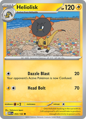 MEG Mega Evolution 053/188 Heliolisk (Common - holo)