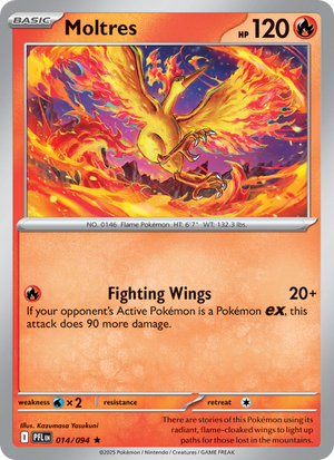 PFL Phantasmal Flames 014/130 Moltres (Rare - holo)