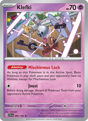 SV Scarlet & Violet 096/258 Klefki (Rare - holo)