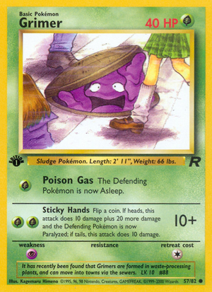 RO Team Rocket 57/83 Grimer (Common - normal-1st-edition)