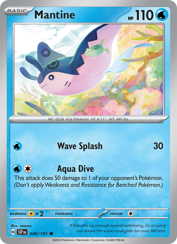SSP Surging Sparks 040/252 Mantine (Common - normal)