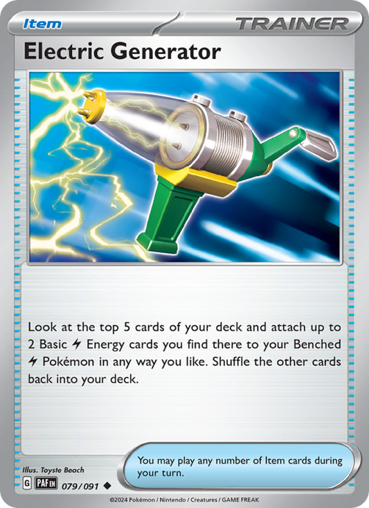 PAF Paldean Fates 079/245 Electric Generator (Uncommon - reverse)