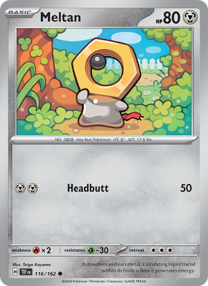 TEF Temporal Forces 116/218 Meltan (Common - normal)