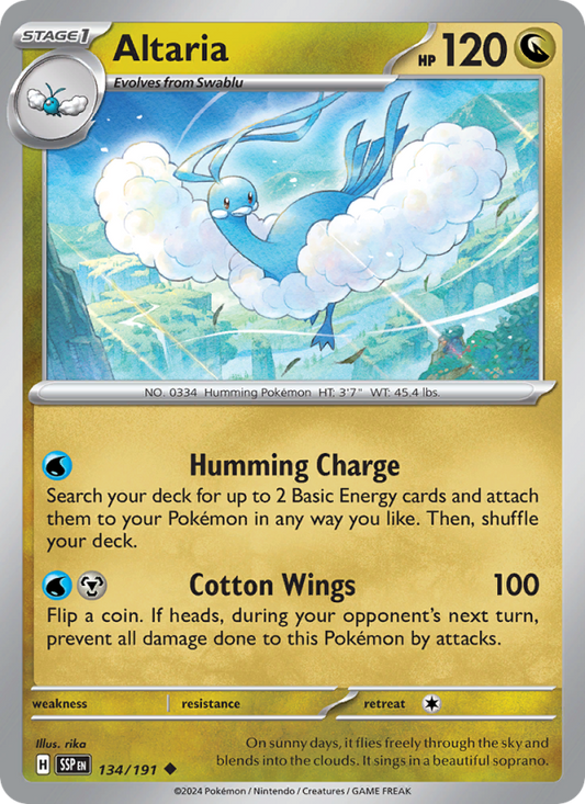 SSP Surging Sparks 134/252 Altaria (Uncommon - normal)