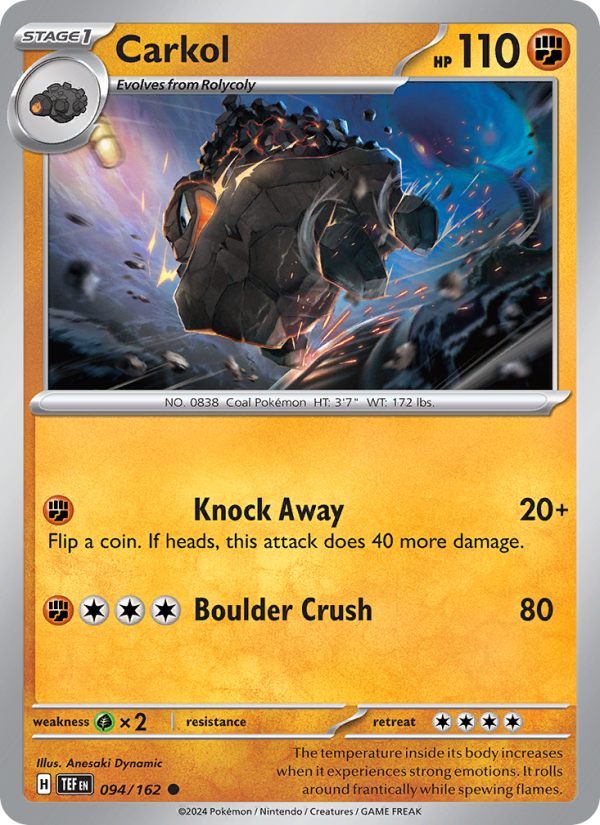 TEF Temporal Forces 094/218 Carkol (Common - normal)