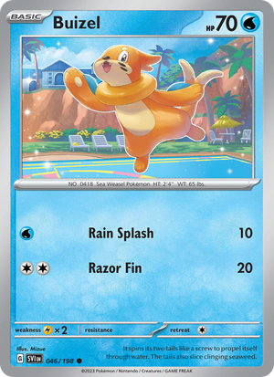 SV Scarlet & Violet 046/258 Buizel (Common - reverse)