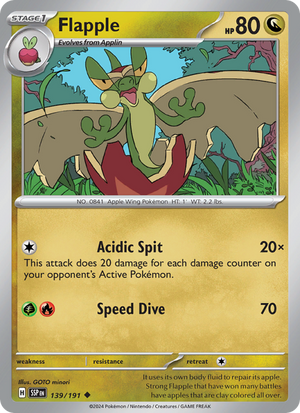SSP Surging Sparks 139/252 Flapple (Uncommon - normal)
