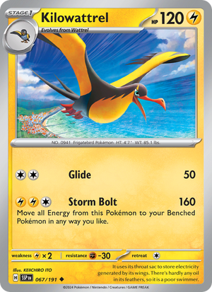 SSP Surging Sparks 067/252 Kilowattrel (Uncommon - normal)
