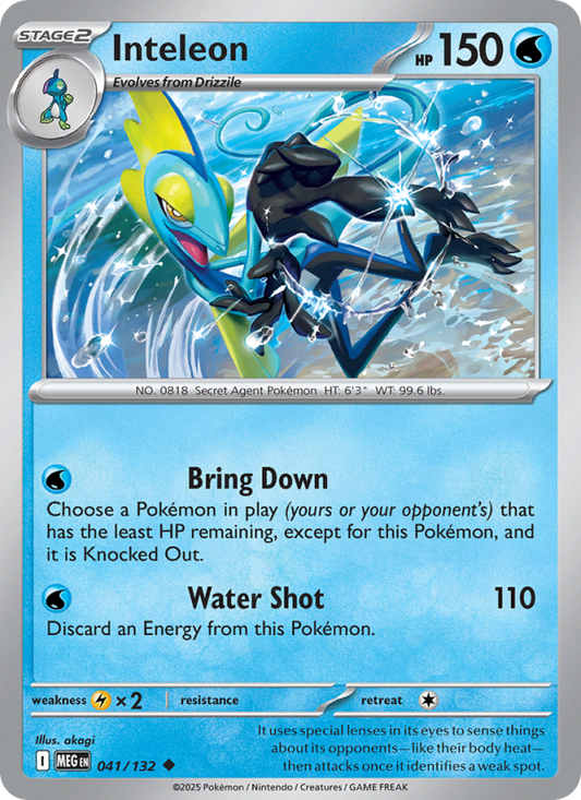 MEG Mega Evolution 041/188 Inteleon (Uncommon - normal)