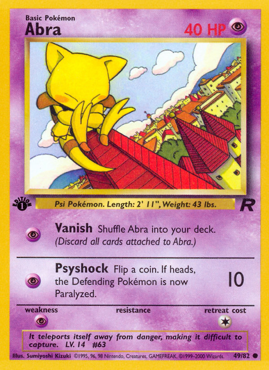 RO Team Rocket 49/83 Abra (Common - normal)