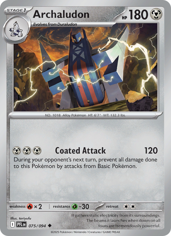 PFL Phantasmal Flames 075/130 Archaludon (Uncommon - reverse)