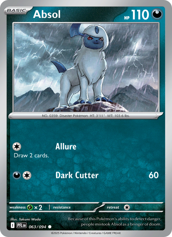 PFL Phantasmal Flames 063/130 Absol (Common - holo)