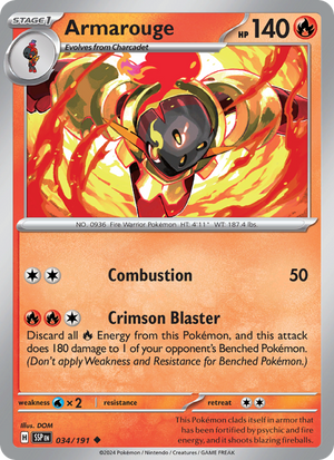 SSP Surging Sparks 034/252 Armarouge (Uncommon - normal)