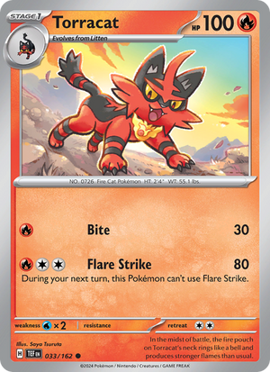 TEF Temporal Forces 033/218 Torracat (Common - reverse)