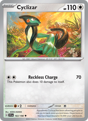 SV Scarlet & Violet 163/258 Cyclizar (Uncommon - normal)