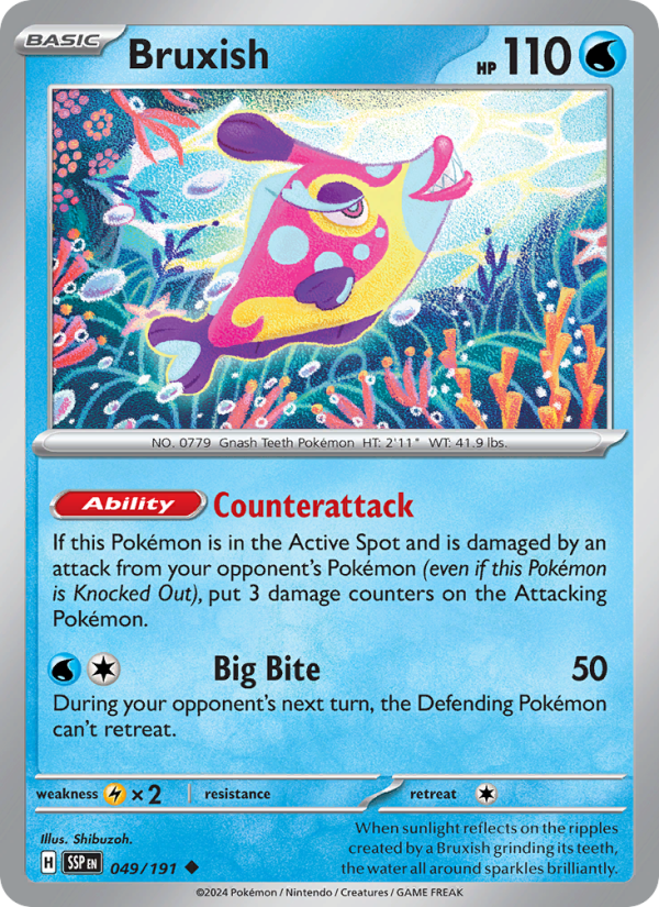 SSP Surging Sparks 049/252 Bruxish (Uncommon - normal)