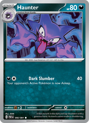 PAF Paldean Fates 056/245 Haunter (Common - normal)