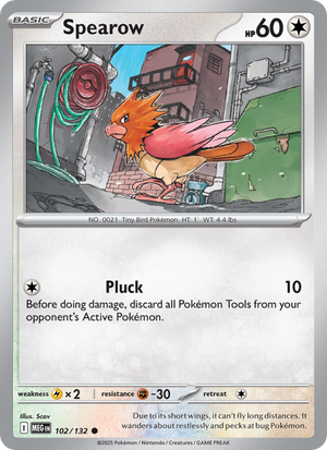 MEG Mega Evolution 102/188 Spearow (Common - normal)