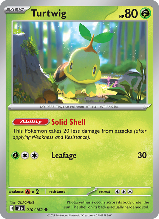 TEF Temporal Forces 010/218 Turtwig (Common - normal)