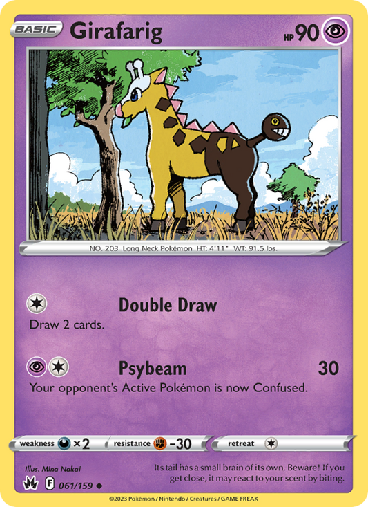 CRZ Crown Zenith 061/230 Girafarig (Uncommon - normal)