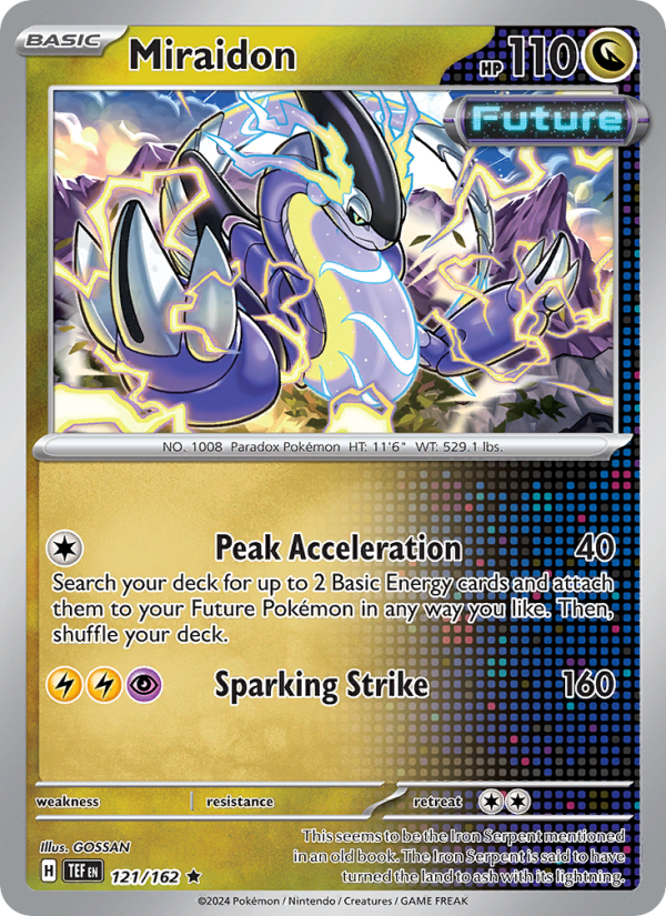TEF Temporal Forces 121/218 Miraidon (Rare - reverse)