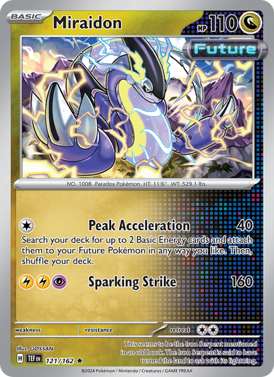 TEF Temporal Forces 121/218 Miraidon (Rare - reverse)