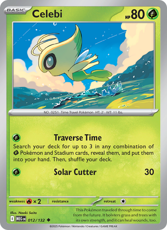 MEG Mega Evolution 012/188 Celebi (Uncommon - reverse)