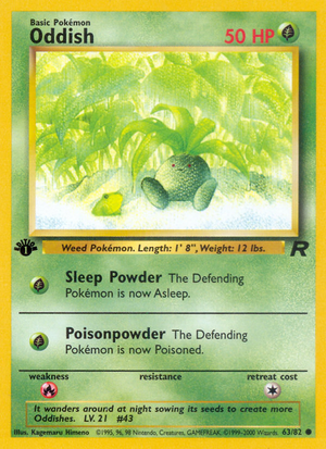 RO Team Rocket 63/83 Oddish (Common - normal-1st-edition)
