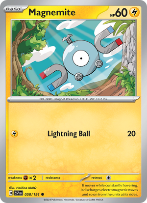 SSP Surging Sparks 058/252 Magnemite (Common - normal)