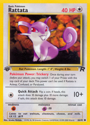 RO Team Rocket 66/83 Rattata (Common - normal)