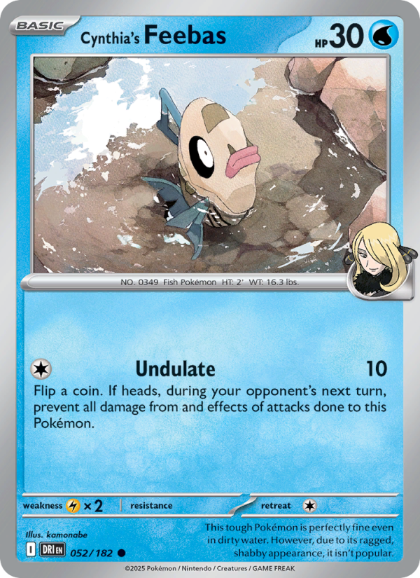 DRI Destined Rivals 052/244 Cynthia's Feebas (Common - normal)