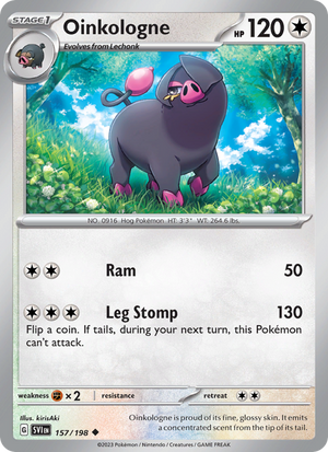 SV Scarlet & Violet 157/258 Oinkologne (Uncommon - normal)