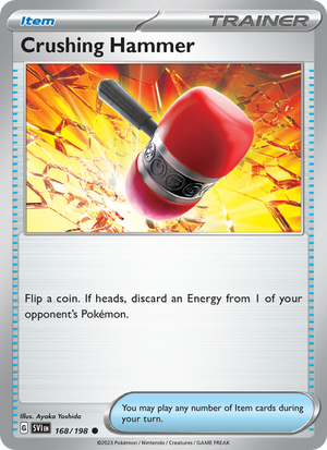 SV Scarlet & Violet 168/258 Crushing Hammer (Common - normal)