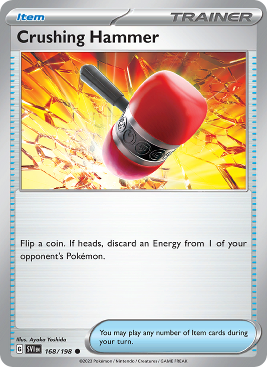 SV Scarlet & Violet 168/258 Crushing Hammer (Common - normal)