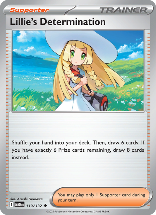 MEG Mega Evolution 119/188 Lillie's Determination (Uncommon - normal)