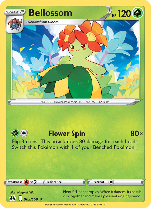 CRZ Crown Zenith 003/230 Bellossom (Rare - reverse)