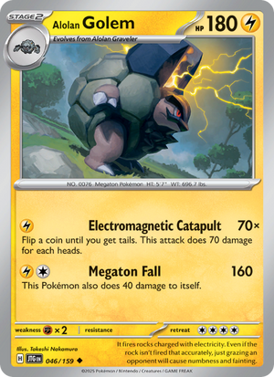 JTG Journey Together 046/190 Alolan Golem (Uncommon - normal)
