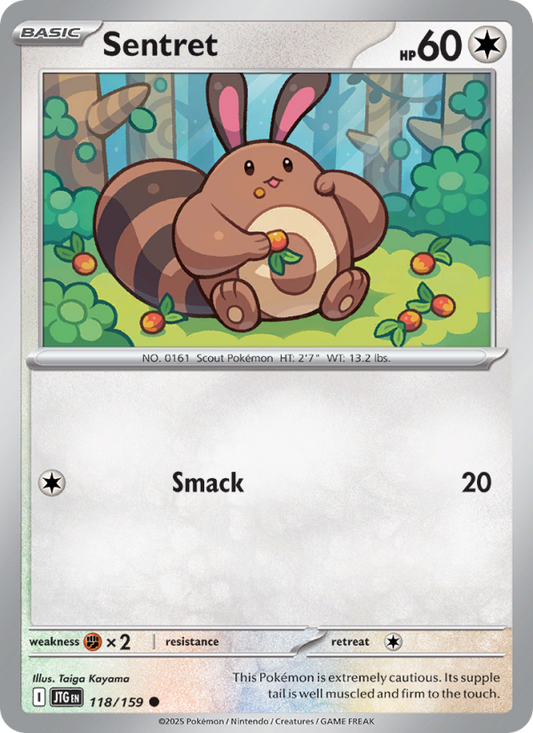 JTG Journey Together 118/190 Sentret (Common - reverse)