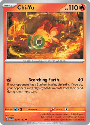 MEG Mega Evolution 031/188 Chi-Yu (Uncommon - reverse)
